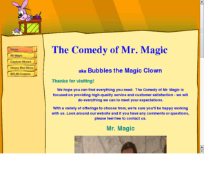 comedyofmrmagic.com: Comedy of Mr. Magic
Comedy of Mr. Magic