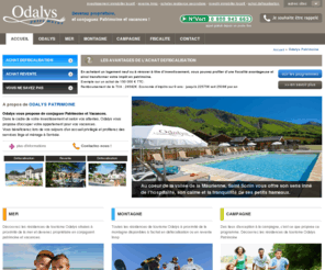 odalys-patrimoine.com: Investissement Immobilier Locatif Odalys Patrimoine - Achat defiscalisation - Revente LMNP
Avec Odalys Patrimoine,, acheter une résidence secondaire de tourisme disponible en revente lmnp et en achat défiscalisé pour investir dans l'immobilier locatif.