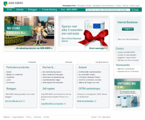 samenuwbank.info: ABN AMRO Bank
Regel uw bankzaken eenvoudig online (Internet Bankieren: best getest) of vraag deskundig advies. Bekijk actuele koersen en lees het fusienieuws.