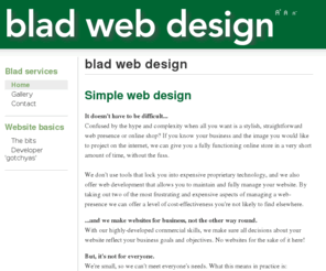 blad.com.au: blad web design
blad web design. By referral only