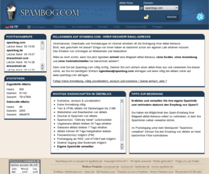 imails.info: Spambog.com - Ihre Wegwerf-eMail-Adresse / Einweg-eMail-Adresse | Anonym und kostenlos
Kostenlos, keine Anmeldung nötig, zuverlässig, anonym und unverbindlich. Ihre Wegwerf-/Einweg-eMail-Adresse im Kampf gegen Spam & Newsletter!