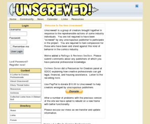 unscrewedcomic.com: A Letter to Comics Professionals : Unscrewed!
ImpressCMS is a dynamic Object Oriented based open source portal script written in PHP.