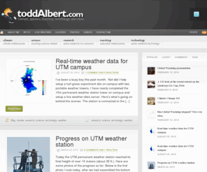 toddalbert.com: ToddAlbert.com | Climate, glaciers, teaching, technology, and more!
Climate, glaciers, teaching, technology, and more!