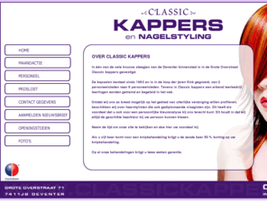 classickappers.nl: Classic Kappers en Nagelstyling
Classic Kappers en Nagelstyling