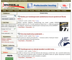 infoposel.cz: Infoposel.cz (informační systém pro zdravotně postižené)
Server Infoposel.cz je informační systém pro zdravotně postižené
