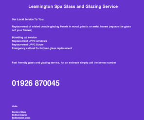 leamingtonspaglazing.co.uk: Leamington glass, Leamington Spa glazing, Leamington glazier
Leamington Spa Glass and Glazing