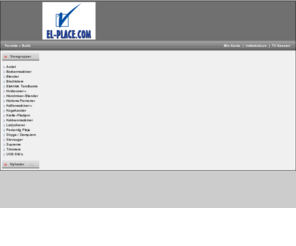 el-place.com: Søger du en kaffemaskine eller brødrister osv. Så søg El-Place.com
El-Place.com har alt inden for hjemmeelektronik, som kig forbi hvis du eksempelvis søger: brødrister, kaffemaskine, glattejern, massagesæder osv.