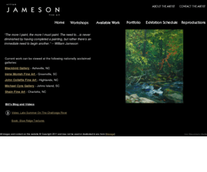williamjameson.com: William Jameson Fine Art -
William Jameson Online Gallery and Painting Workshops, Charleston, South Carolina Artist