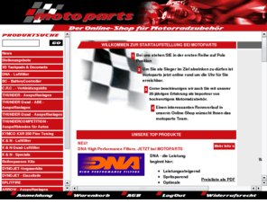 euromoto.biz: Motoparts - Ihr Online-Shop für Motorradzubehör
Motoparts - NEUE ADRESSE: Heinrich Horten Str.6, 47906 Kempen - Der schnelle Weg zu den Technik-Highlights von ARROW,DYNOJET,K&N und SPLITFIRE