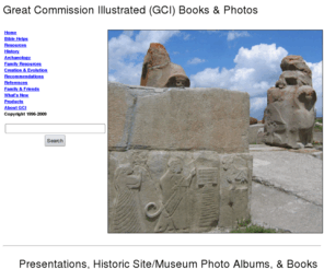 greatcommission.com: Great Commission Illustrated Biblical Archaeology & History, Books & Photos - GCI
