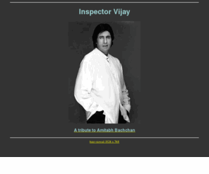 inspectorvijay.com: Inspector Vijay - A tribute to the Big B
