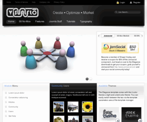 visualflo.com: Components used in Elegance
Joomla! - the dynamic portal engine and content management system