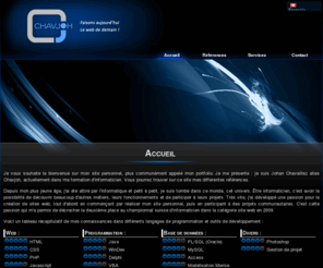 chavjoh.ch: Chavjoh - Accueil
Chavjoh - Portfolio | Création de site internet sur mesure