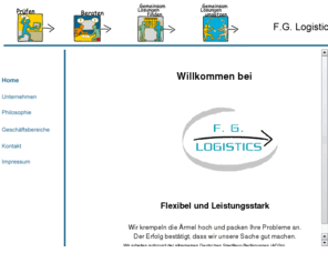 fg-logistics.com: F.G. Logistics GmbH
F.G. Logistics GmbH - Dienstleister im Bereich Unternehmensberatung und Logistik.