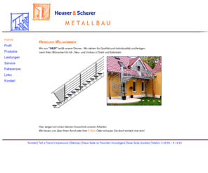 heuser-scherer.com: Metallbau Heuser und Scherer
Metallbau Heuser und Scherer