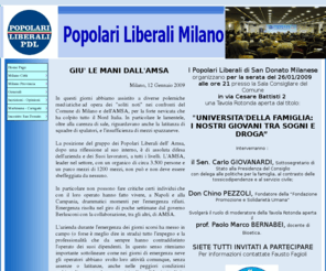 popolariliberalimilano.it: Popolari Liberali Milano Città e Provincia
Il sito degli amici di Carlo Giovanardi di Milano e Provincia