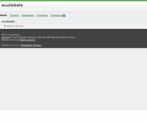 tuboleta.com.ec: ecutickets
comercialización de boletos para todo tipo de espectáculo público o privado en el Ecuador