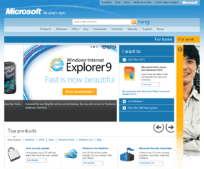 wheredoyouwanttogotoday.com: Microsoft.com Home Page
Get product information, support, and news from Microsoft.