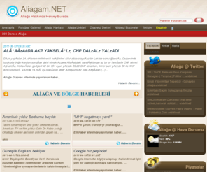 aliagam.net: Aliağa Hakkında Herşey Burada, Aliagam.NET Aliağa-İzmir
Aliağa hakkında bilgiler bulabileceğiniz, Aliağa'nın en geniş içerikli internet sitesi