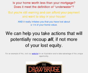 eyesatcorp.com: United First Financial provides a lifebelt for underwater mortages using the Money Merge Account through Drawbridge Leaders
