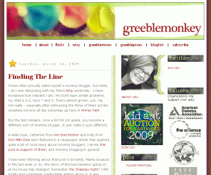 greeblemonkey.com: Greeblemonkey
Greeblemonkey is a blog written by Aimee Greeblemonkey.