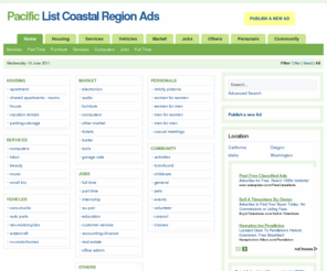 pacificlist.com: Pacific List Open Classifieds
pacific list open classifieds