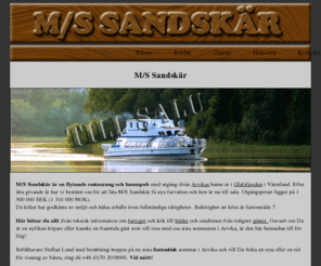 sandskar.com: M/S Sandskär - Flytande Resturangbåt Till Salu
M/S Sandskär - Restaurangbåt till Salu