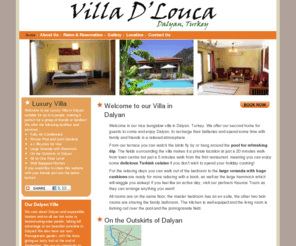 villadlouca.com: Villa D \'louca website - Dalyan
Book online safely at Villa D \'louca - Dalyan