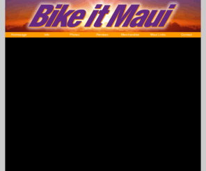 bikeitmaui.com: Bike It Maui - Guided bicycle tours down Mount Haleakala in beautiful Maui, Hawaii.
Experience a Maui sunrise from the top of Mount Haleakala.  Then bike down to sea level through the world's most spectacular scenery.  You won't believe it, you won't forget it.