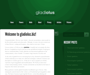 gladiolus.biz: Gladiolus flowers - everything about it! | Gladiolus.biz
