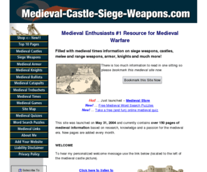 medieval castles weapons