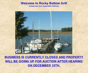 rockybottomgrill.com: Rocky Bottom Grill Home Page
Rocky bottom grill is a casual waterfront dining restaurant that pleases all senses