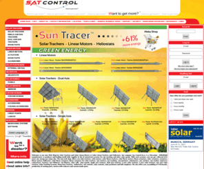 solar-motors.com: Solar Tracker & Sun Tracker & Actuator for Solar Tracker
Solar trackers single axis and solar trackers dual axis for solar tracking or actually sun tracking that you get 62% more energy from the PV solar panels.