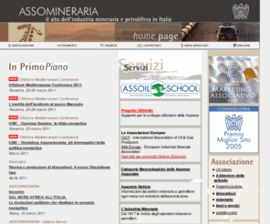 assomineraria.org: ASSOMINERARIA - il sito dell'industria mineraria e petrolifera in Italia - Assomineraria.org
Assomineraria, il sito dell'industria mineraria e petrolifera in Italia.