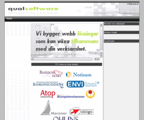 qual.se: Välkommen till QuaL Software - Vi bygger växande webbsystem.
Vi bygger växande webbsystem baserade på Microsoft .NET.