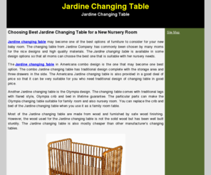 jardine changing table