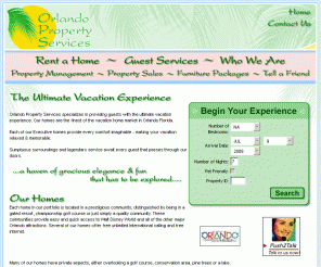 Orlando Property Management on Com  Disney Area Vacation Homes  Rental Homes From Orlando Property