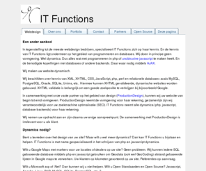 it-functions.nl: Welkom bij IT Functions
 IT Functions Unix Wireless Networking and Linux Open Source consultancy