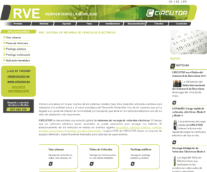 recarga-vehiculos-electricos.es: Circutor RVE - Sistema de Recarga de Vehículos Eléctricos
Circutor ha desarrollado una solución global de sistemas de recarga de vehículos eléctricos. El tiempo que los vehículos eléctricos pasan aparcados se puede aprovechar para recargar sus baterías