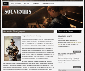 souvenirsthemovie.com: Souvenirs the Movie
Two generations. Two wars. One story. Souvenirs is the first cross-genre family/war movie that uses war stories to explore the themes of war, storytelling and family. It’s about the intensity of war, the challenges of true leadership, and the importance of passing down wisdom through the generations.