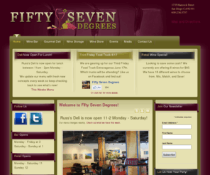 fiftysevendegrees.com: Welcome to Fifty Seven Degrees!
Fifty Seven Degrees | San Diego's Wine Tasting, Bar, Retail, and Storage Emporium