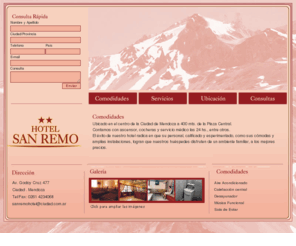 sanremohotel.com.ar: Hotel San Remo | Mendoza | Argentina
