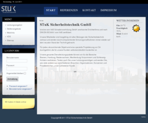 stuk-online.com: STuK Sicherheitstechnik GmbH - STuK Sicherheitstechnik GmbH
STuK Sicherheitstechnik GmbH