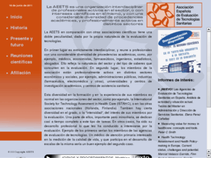 aeets.es: Asociación Española de Evaluación de Tecnologías Sanitarias
.