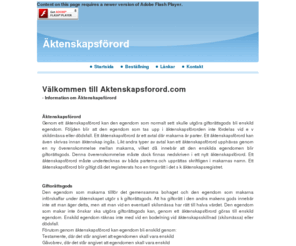 aktenskapsforord.org: Äktenskapsförord
