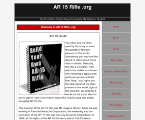 ar15rifle.org: AR 15 Guide
Ar 15 rifle guide