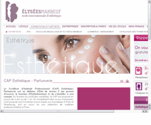 formation-cosmetique.net: Ecole internationale d’esthétique Elysées Marbeuf Paris Strasbourg
L’école Elysées Marbeuf : formations complètes en esthétique cosmétique