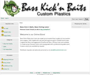 basskicknbaits.com: Bass Kick´n Baits, Bass fishing lures made by tournament bass anglers for tournament bass anglers!
Hand poured custom plastic baits made by tournament bass anglers for tournament bass anglers