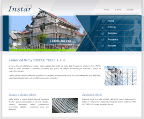 instar-tech.com: Lešení Ostrava | montáž, prodej a pronájem lešení PERI - INSTAR TECH, s. r. o.
Firma INSTAR TECH, s. r. o. zajišťuje montáž, prodej a pronájem lešení PERI v oblastech Ostrava, Praha, prostějov.