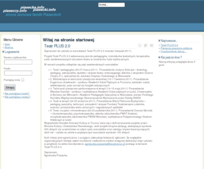 piaseccy.info: Witaj na stronie startowej
Joomla! - dynamiczny system portalowy i system zarządzania treścią